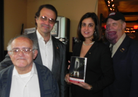 Assemblywoman Nicole Malliotakis (second from right) congratulates co-authors Peter Scarpa, Jack La Torre and Ted General (left to right) on their new book.