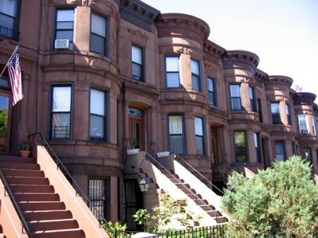 A view of brownstones in Bay Ridge. Photo courtesy of the HDC