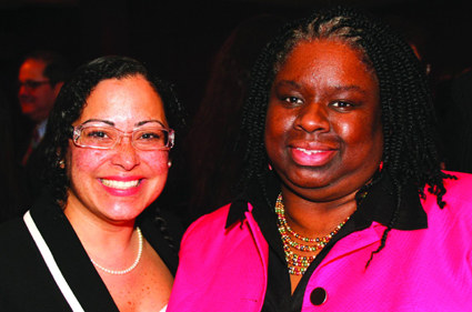 Brooklyn Criminal Court Judge Joanne Quinones (left) and Kings County Civil Court Supervising Judge Lisa Ottley.