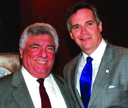 Brooklyn Bar Association Treasurer Hon. Frank Seddio (left) and Brooklyn Bar President Ethan Gerber.