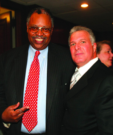 Brooklyn Bar Association President Ethan Gerber (left) and Court of Appeals Judge Theodore Jones.