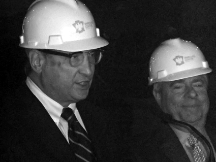 Forest City CEO Bruce Ratner and Borough President Marty Markowitz. Photos by Raanan Geberer