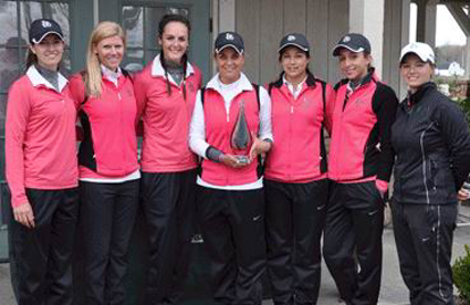 The LIU Brooklyn womenâ€™s golf team took top prize at last weekendâ€™s Monmouth University Hawk Invitational in Lakewood, N.J.