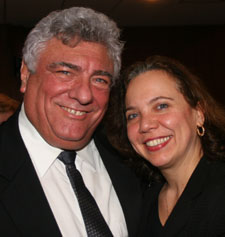 Former Kings County Surrogate and incoming BBA Secretary Frank Seddio and Brooklyn Civil Court candidate Lizette Colon. 