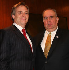 BBA President Ethan Gerber (left) and longtime Executive Director Avery Eli Okin. 