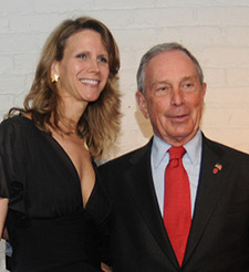 Mayor Bloomberg is seen with Dianne Berkun, founder and artistic director of the Brooklyn Youth Chorus.