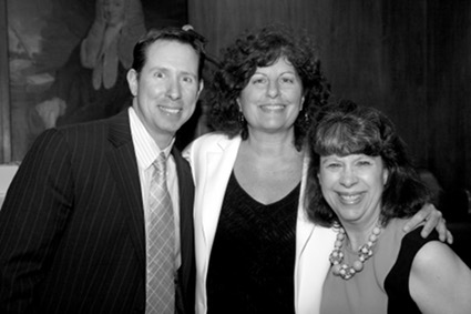 BWBA Vice President John Coffey (left), BWBA immediate past-president Lisa Schreibersdorf (center), and BWBA President-Elect Holly Peck.