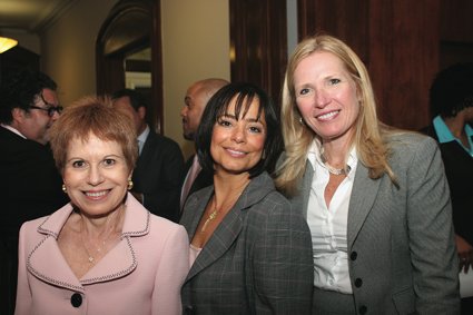 BWBA Corresponding Secretary Hon. Marsha Steinhardt (left), BWBA Treasurer Helene Blank (center), and Hon. Pamela Fisher.
