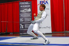 Race Imboden, a 19-year-old Park Slope native, will be competing for the U.S. men's fencing team in London. Photo courtesy of U.S. Fencing