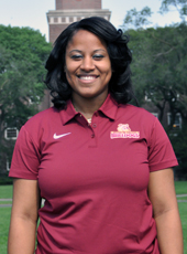 Former Wingate High School star Nathifa Amuaku is hoping to help build a strong foundation for Brooklyn College's newly formed soccer program. Photo provided by Brooklyn College Athletics 