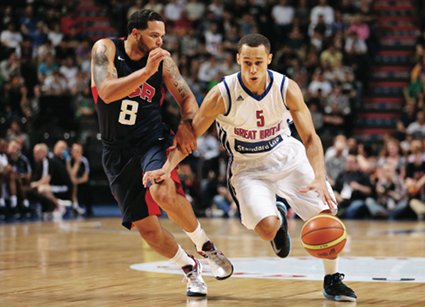 Brooklyn Nets point guard Deron Williams (left) was hoping to lead the U.S. past Nigeria Thursday evening in the final preliminary round game for this year's version of the Dream Team in London.  AP Photo