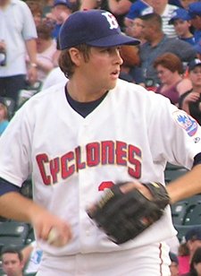 In an August 23 call up from Triple-A Buffalo, RHP Collin McHugh made a sterling major league debut for the New York Mets in a 2-0 loss to the Colorado Rockies.  McHugh pitched 7 shutout innings recording 9 strikeouts while just giving up 2 hits and issuing 1 walk.  In 2009 McHugh was the opening day pitcher for the Cyclones earning a season record of 8-2.