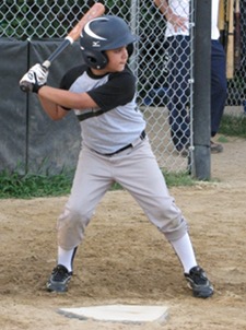 Carmelo Sorrentino at the plate.