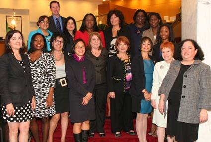 Brooklyn Women's Bar Association's officers. Photo by Mario Belluomo