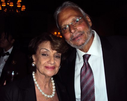 Gloria Gari, chairman, and Paul Cohen, executive board president of the Giulio Gari Foundation. Photo by Judy Pantano
