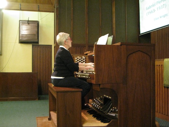 Ellen Wright plays works of Pierne at the 2012 Installation of Officers and Members Recital_photo by FNT.JPG