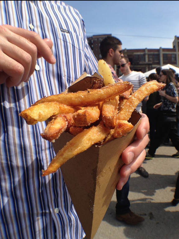 Fancy fries from Home Frite. Photo by Lore Croghan 