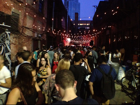 Bright Lights, Big City: Grooving in Grove Alley on Friday night