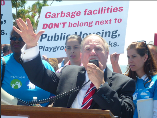 Bill Colton continues to rally against a new Bensonhurst trash plant