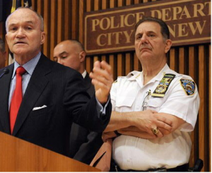 New OEM chief Joseph Esposito, right, with Ray Kelly in 2010