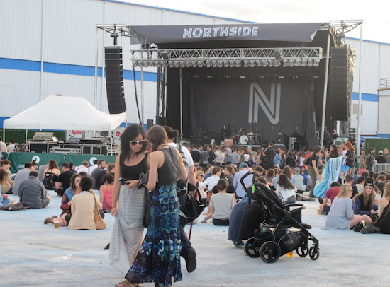 Take a seat next to the stage at Northside!