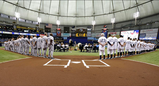 Rays celebrate life of Don Zimmer in pre-game