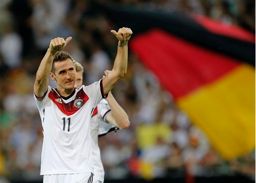 German soccer star Miroslav Klose. AP photo