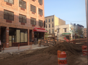 A look at the construction happening on Nostrand Ave. in Bed-Stuy