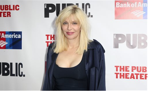 Courtney Love attends the The Public Theater's annual gala at The Delacorte Theater on June 23 in New York. Photo by Donald Traill/Invision/AP