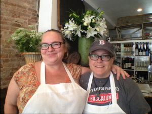 Monica Byrne (l.) and Leisah Swenson own Van Brunt Street restaurant Home/Made