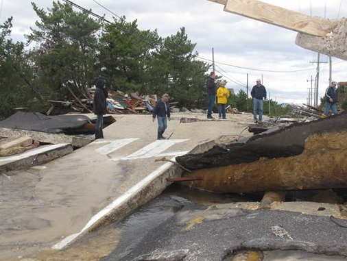 Sandy inflicted heavy damage in the New York area and the elderly was at significant risk