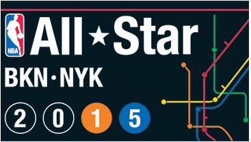 The 2015 NBA All-Star logo. Photo courtesy of the Brooklyn Nets