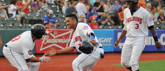The Cyclones finally had reason to celebrate the past three games after Octavio Acosta helped them end a season-high eight-game losing streak Saturday night.