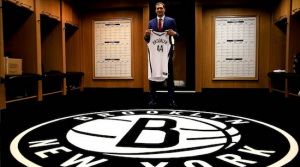 The Nets officially welcomed forward Bojan Bogdanovic to the NBA on Monday