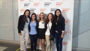 Fontbonne Academy girls at YWCA