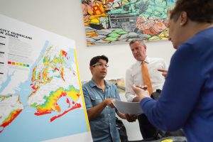 City Coucilmember Carlos Menchaca appeared with the mayor at the Red Hook initiative