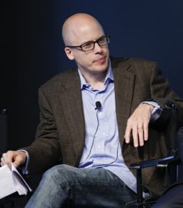 Writer Lev Grossman will speak as part of St. Joseph’s College’s and Greenlight Bookstore’s Brooklyn Voices lecture series on Aug. 5. Photo by Brian Ach/Invision for Advertising Week/AP Images