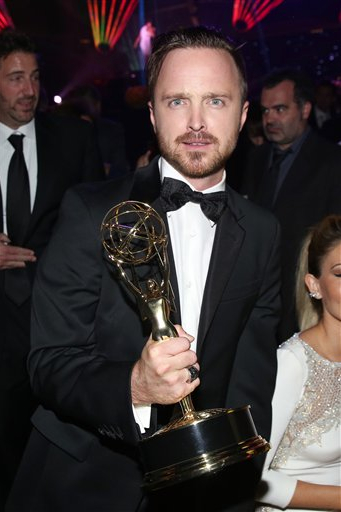 Aaron Paul, whose birthday is today, just won an Emmy award on Monday for his role in "Breaking Bad."