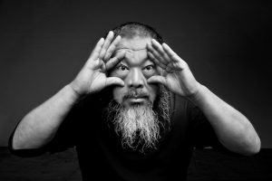Ai Weiwei in 2012. This is your last chance to see the survey of his work at the Brooklyn Museum.