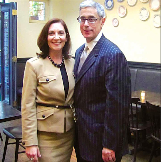 Diana Szochet and her endorser Steve Cohn. Eagle file photo