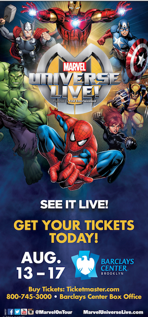 Enter to win free tickets to Marvel Universe Live!
