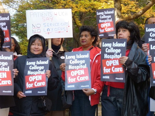 LICH nurses fought for the hospital for almost two years. Photo by Mary Frost