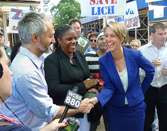 Zephyr Teachout at LICH in Brooklyn. Photo by Mary Frost