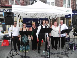 The Narrows Community Theater, so much a part of the Bay Ridge arts scene, was a part of Summer Stroll, too. Members of the theater company performed numbers from hit Broadway shows like “Pippin.”
