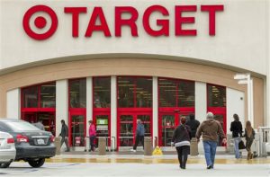 Two Brooklyn men were caught buying items from a Long Island Target with a stolen credit card.