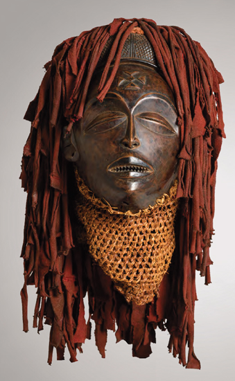 Chokwe Female Mask (Mwano Pwo), Chokwe People, Angola, Democratic Republic of the Congo, Zambia. On Oct. 3, Borough Hall will showcase works from the Bedford Stuyvesant Museum of African Art, as part of a tribute to Nelson Mandela.