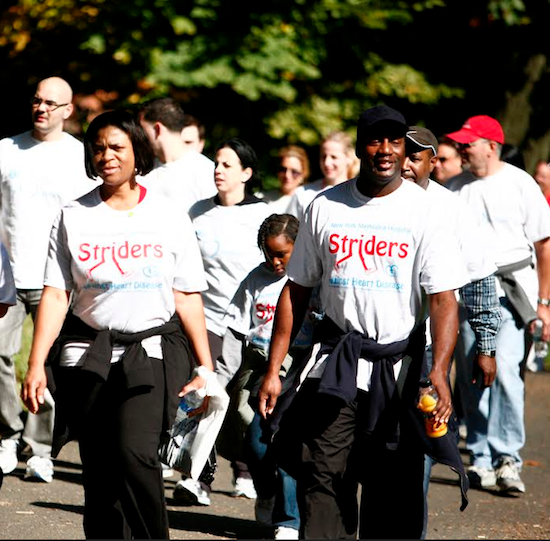 The American Heart Association is bringing the Heart Walk to Brooklyn on Oct. 5. Shown are participants in the 2009 Brooklyn Heart Walk.
