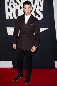 Nick Jonas attends Fashion Rocks on Sept. 9 at the Barclays Center.