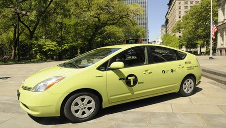 A new app will help find women taxi drivers in NYC. Photo courtesy of NYC Taxi and Limousine Commission