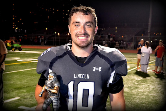 Everyone knew about Paul Litvak’s arm going into Lincoln’s first game of the year, but he shocked everyone by running for more than 50 yards and two touchdowns in a big 28-6 victory over Tottenville in a PSAL championship game rematch.